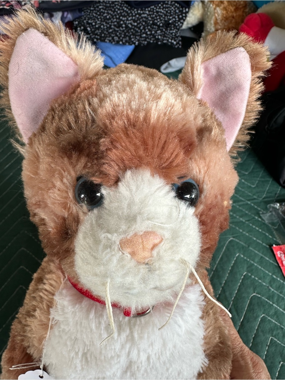 Build-A-Bear Cat Plush Brown White Stuffed Animal Soft Toy Cute Gift - Picture 4 of 6